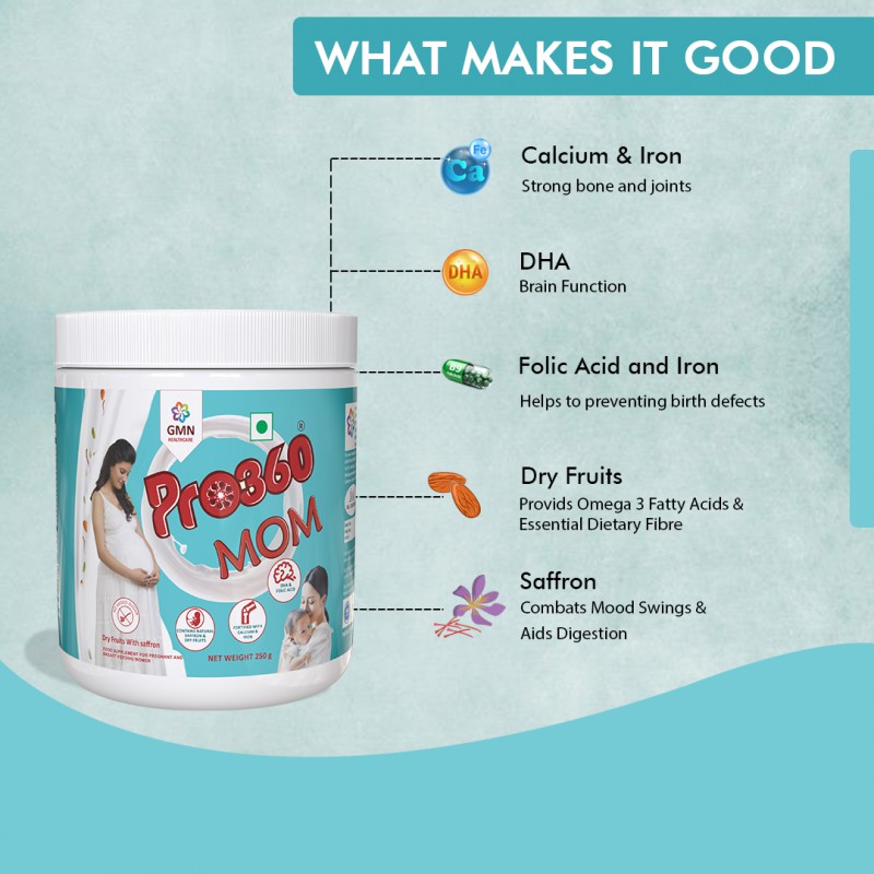 Pro360 MOM Nutritional Supplement Powder for Pregnant Women Ideal